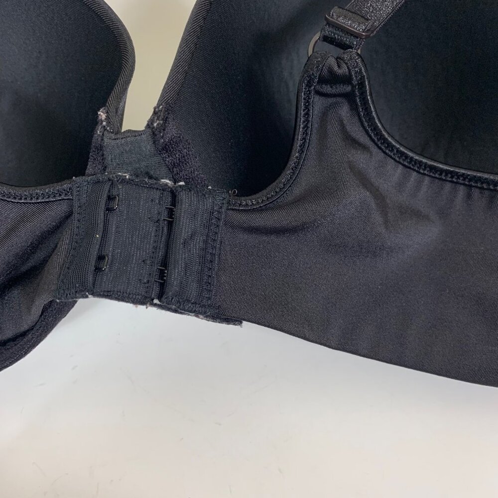 Bali One Smooth U Ultra Light Bra, Underwire T-shirt Bra Black - Size 36C - Picture 4 of 6